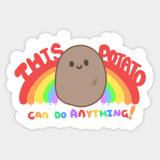 Potato power! Sticker